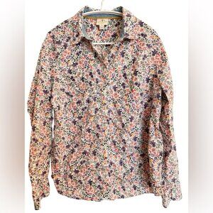 St. John's Bay Multicolor Floral Button-Up Shirt